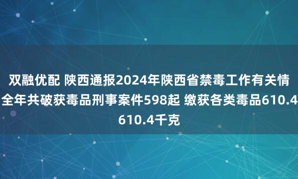 双融优配 陕西通报2024年陕西省禁毒工作有关情况：全年共破获毒品刑事案件598起 缴获各类毒品610.4千克